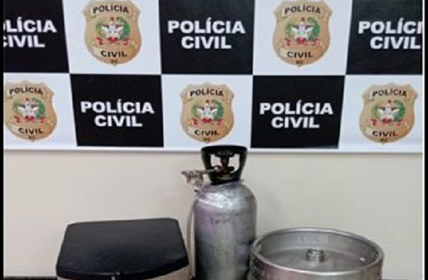 Polícia Civil recupera a quarta chopeira vendida por estelionatário em Chapecó