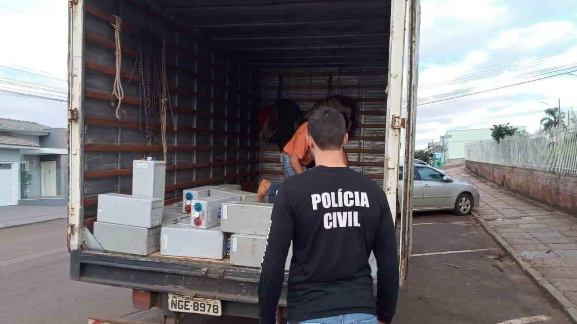 Polícia Civil recupera baterias furtadas avaliadas em mais de R$ 100.000 em Abelardo Luz
