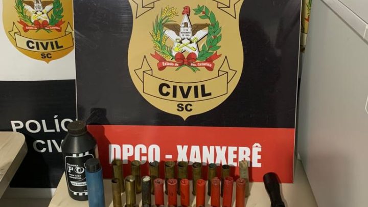 Vídeos: Polícia Civil de Xanxerê apreende munições e acessórios de arma em busca e apreensão