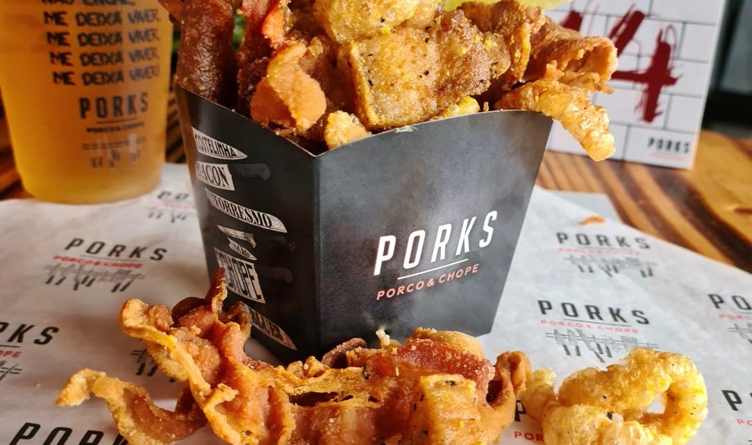 Porks – Porco & Chope Chapecó amplia cardápio de petiscos e drinks