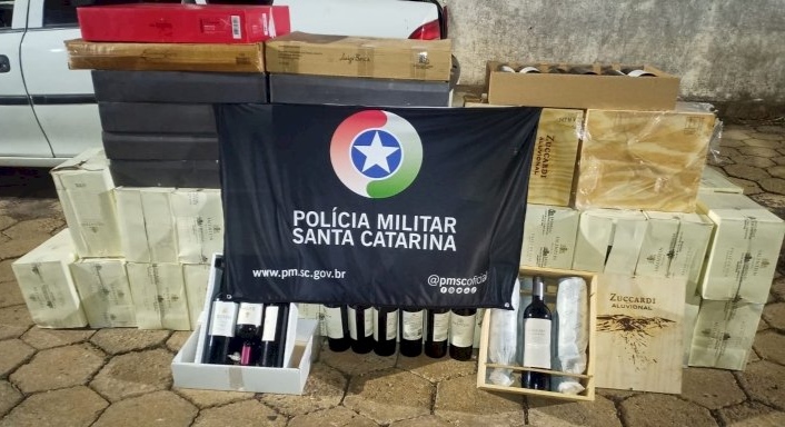 Mais de 750 garrafas de vinho são apreendidas em Dionísio Cerqueira