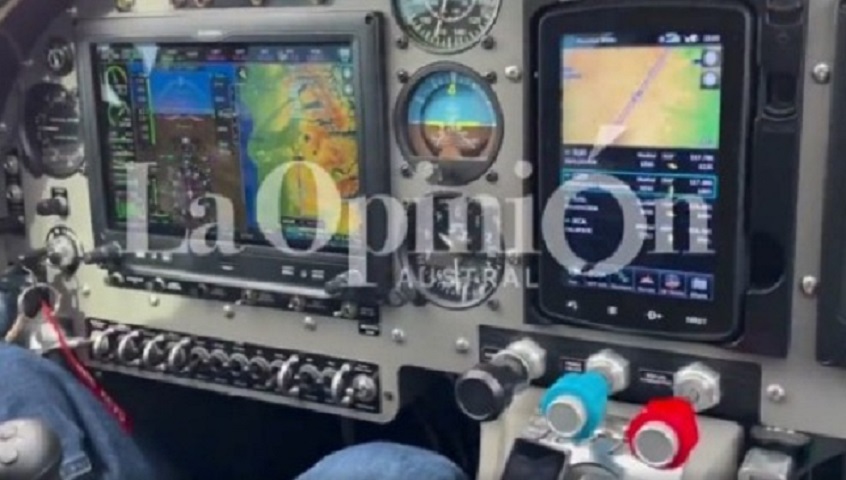 Vídeo mostra avião de catarinenses que desapareceu na Argentina