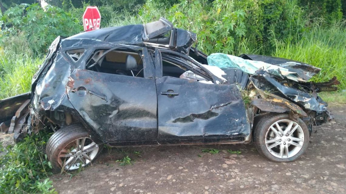 Mulher morre na hora em acidente em Guatambu no Oeste