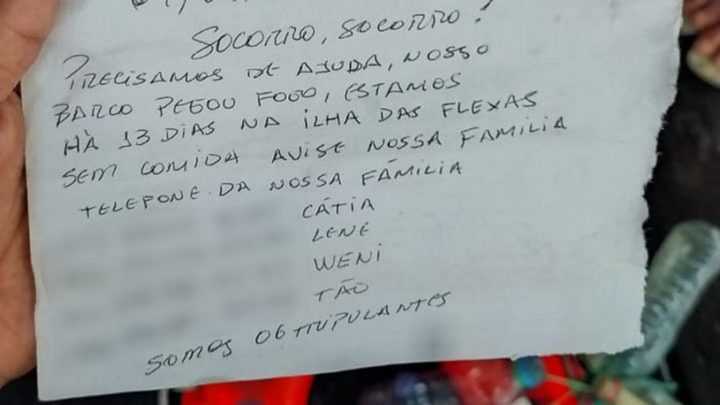 Vídeo: bilhete em garrafa pet ajuda a encontrar homens desaparecidos há 17 dias