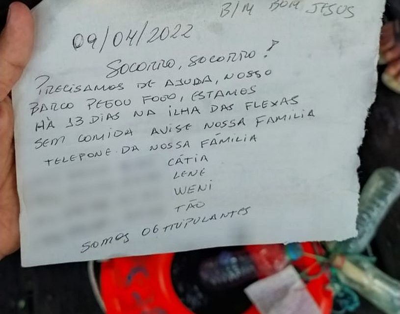 Vídeo: bilhete em garrafa pet ajuda a encontrar homens desaparecidos há 17 dias