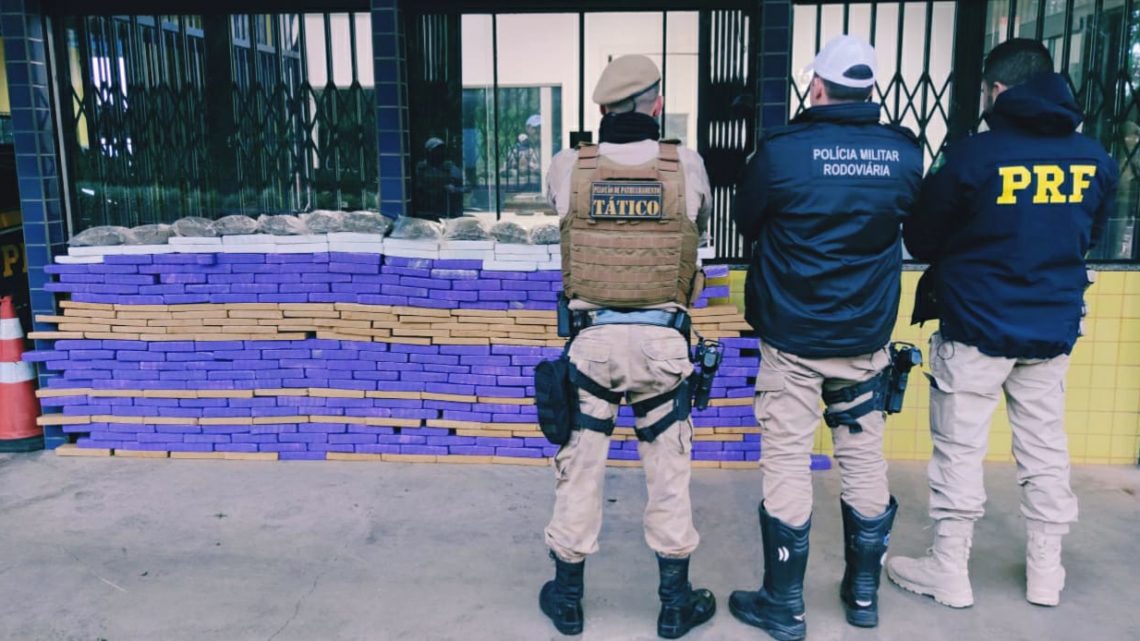Mais de 207 kg de drogas são apreendidas em Concórdia