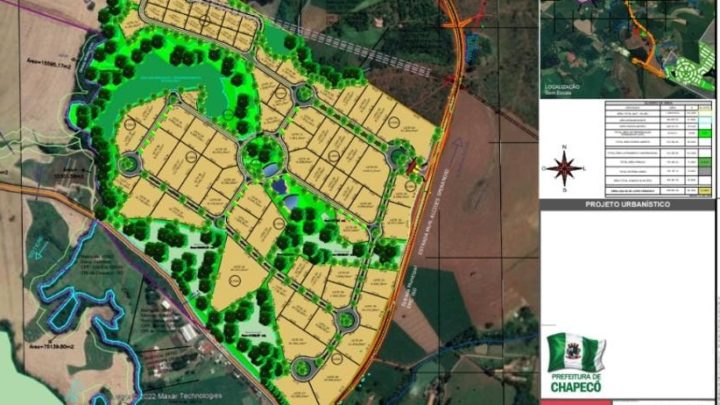 Novo Distrito Industrial de Chapecó terá 72 lotes