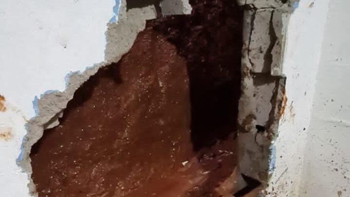 Vídeo: deslizamento quebra parede de casa em Xanxerê