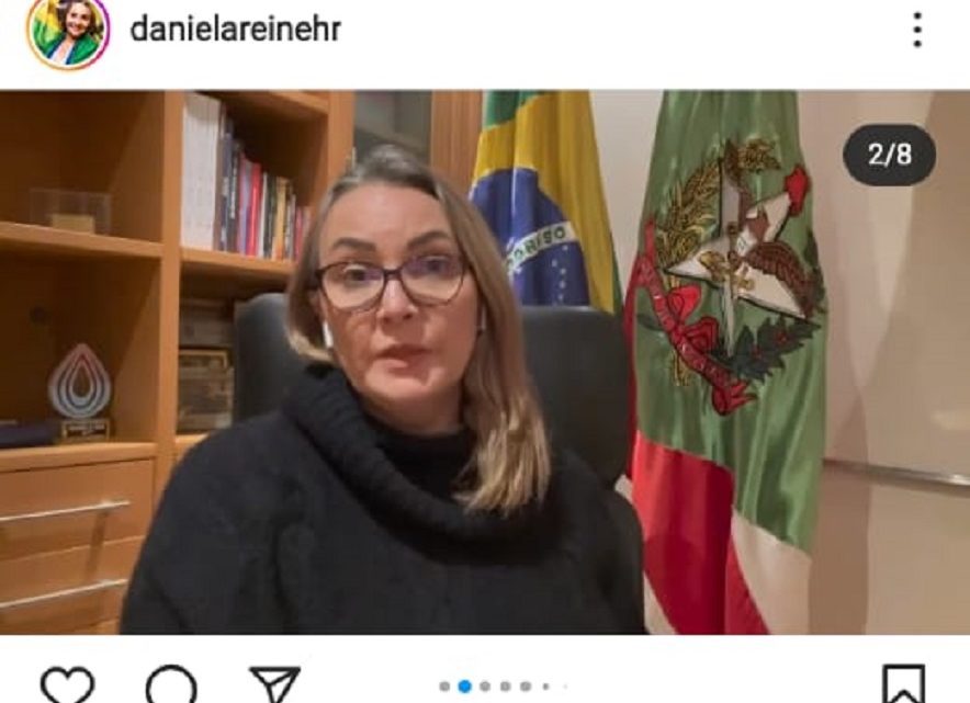 Vice-governadora de SC diz que fala de Bolsonaro não foi dirigida a ela
