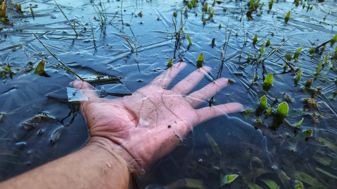 Friaca de -5.7°C congela lagos e açudes em São Joaquim