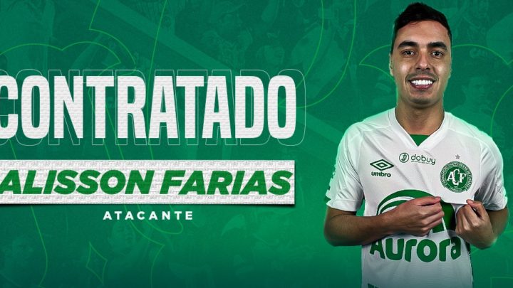 Atacante Alisson Farias é o novo reforço da Chapecoense