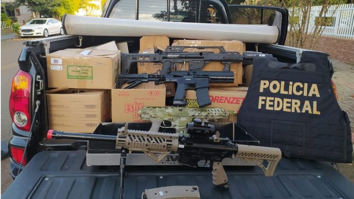 PF combate o contrabando de armas de pressão em Santa Catarina