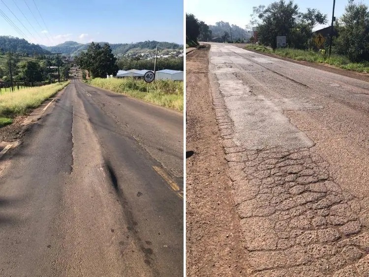 SC tem ao menos 10 rodovias com situações críticas no Oeste, diz estudo da Fiesc