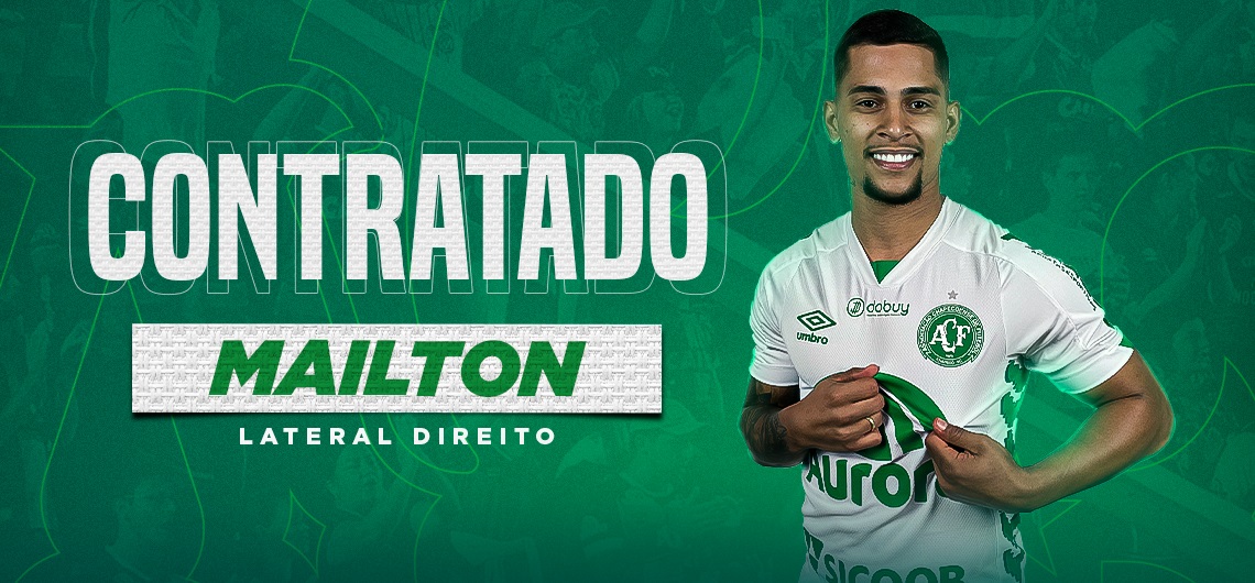 Chapecoense contrata o lateral-direito Mailton de 24 anos