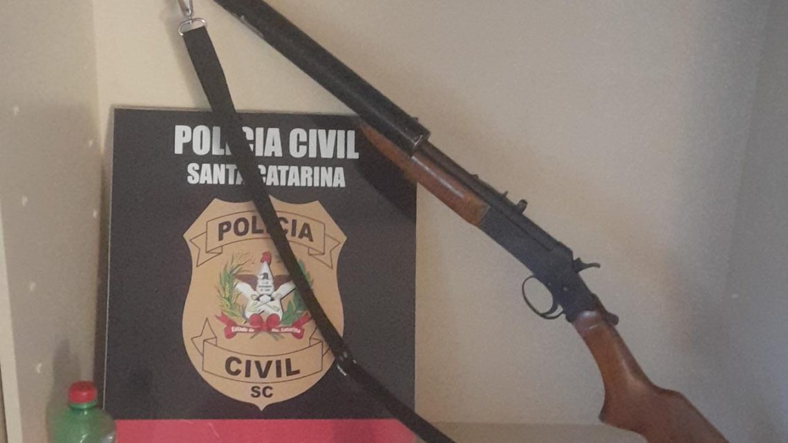 Polícia Civil prende em flagrante homem por posse ilegal de arma de fogo em assentamento no oeste de SC