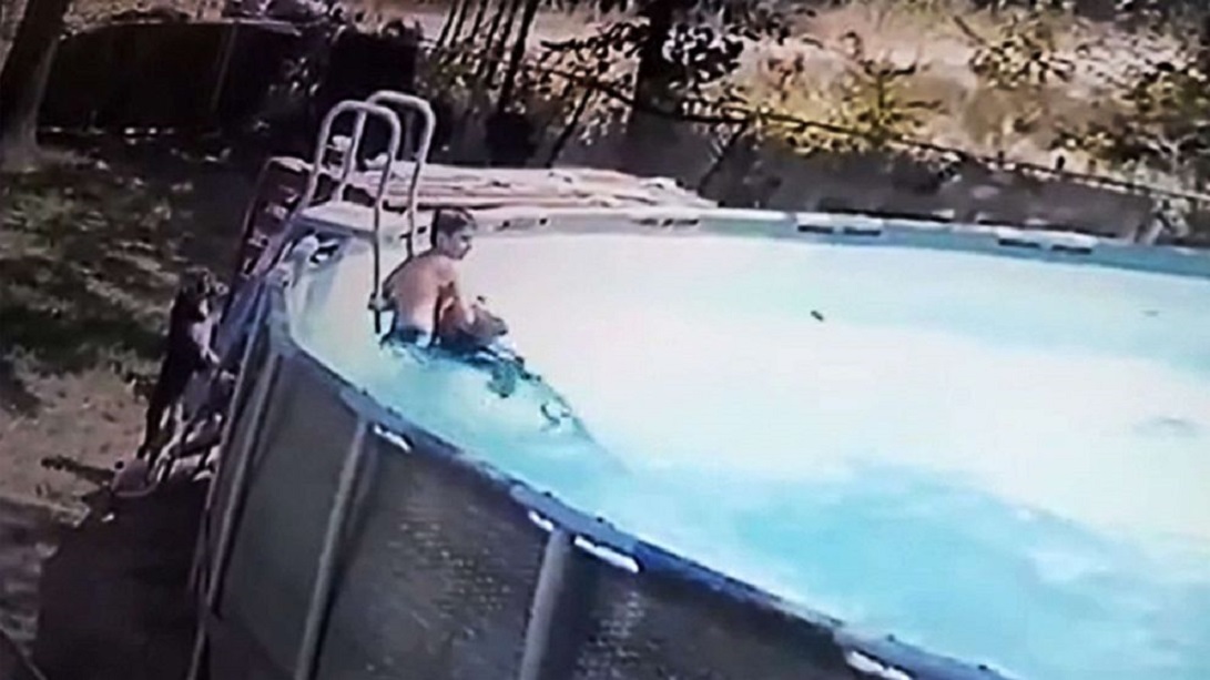 Vídeo: menino de 10 anos salva a mãe de afogamento em piscina