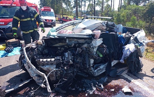Grave acidente mata motorista na BR-282 em Vargem
