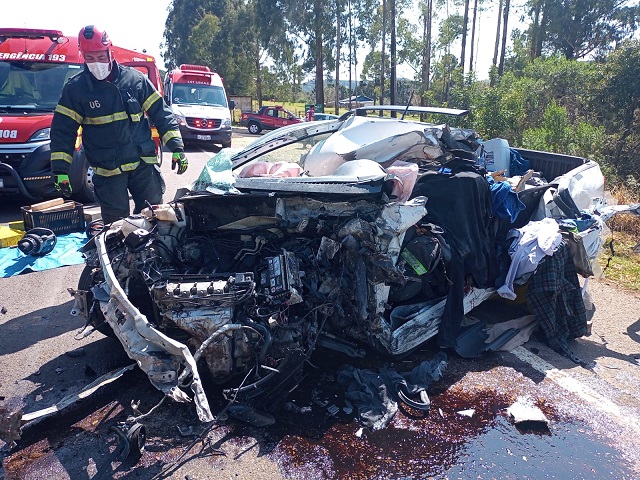 Grave acidente mata motorista na BR-282 em Vargem