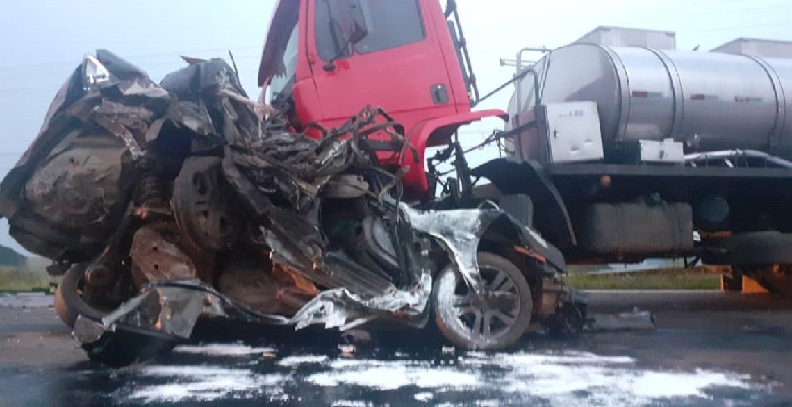 Grave acidente tira a vida de motorista na SC-305 em Campo Erê