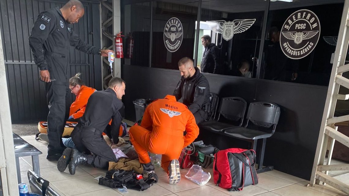 Homem sofre parada cardiorrespiratória após desembarcar no aeroporto de Chapecó