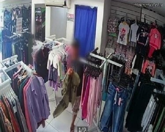 Tentativa de furto termina com homem sem roupas em SC