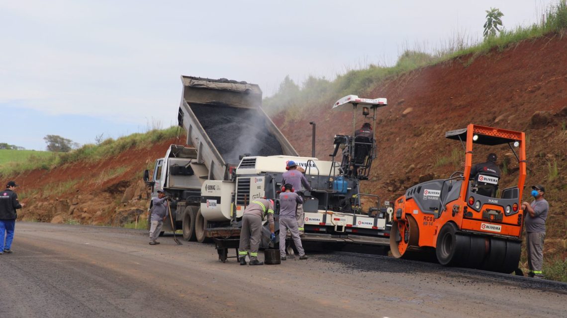 Inicia a pavimentação no Contorno Viário Extremo Oeste