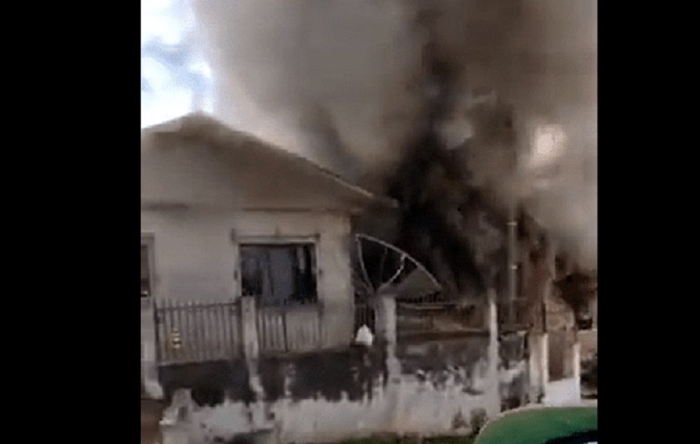 Vídeo: casal morre carbonizado em incêndio em SC