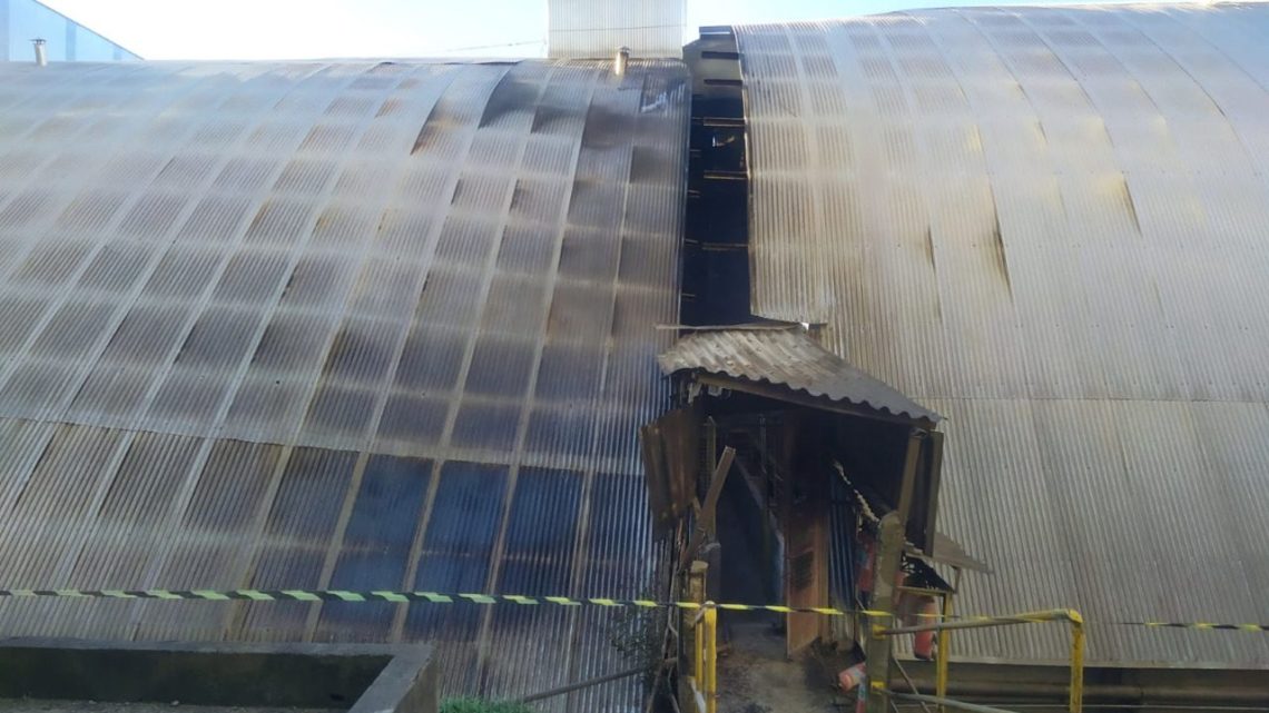 Explosão em armazém de ração deixa duas pessoas em estado grave em Xanxerê