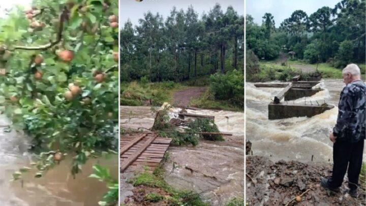 Vídeo: temporal deixa rastro de destruição em Bom Jardim da Serra