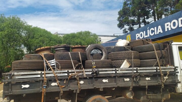 Homem que furtou pneus de borracharia em Concórdia é preso na BR-480 em Chapecó