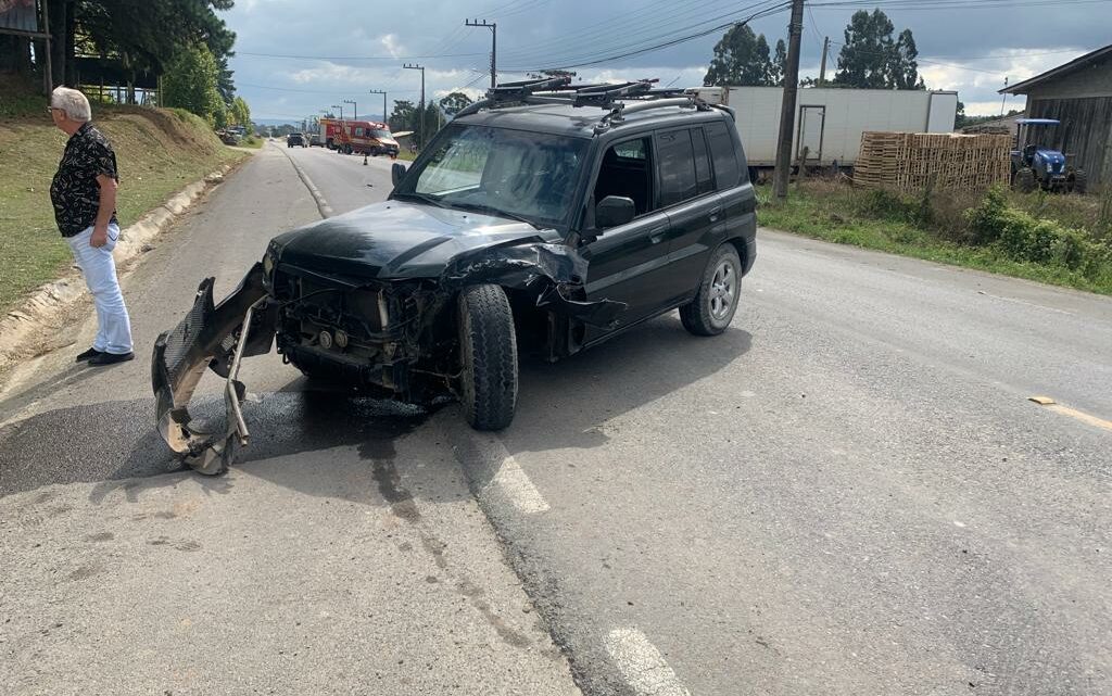 Acidente em Urubici deixa dois feridos