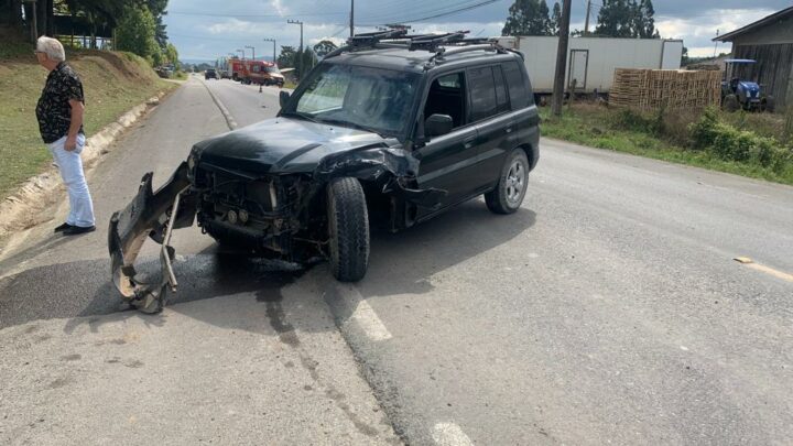 Acidente em Urubici deixa dois feridos