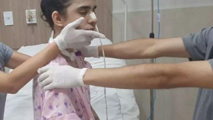 Jovem internada após cheirar pimenta avança em recuperação