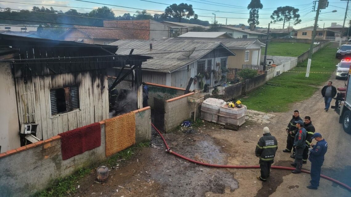 Tristeza: cachorro morre em incêndio na cidade de Lages