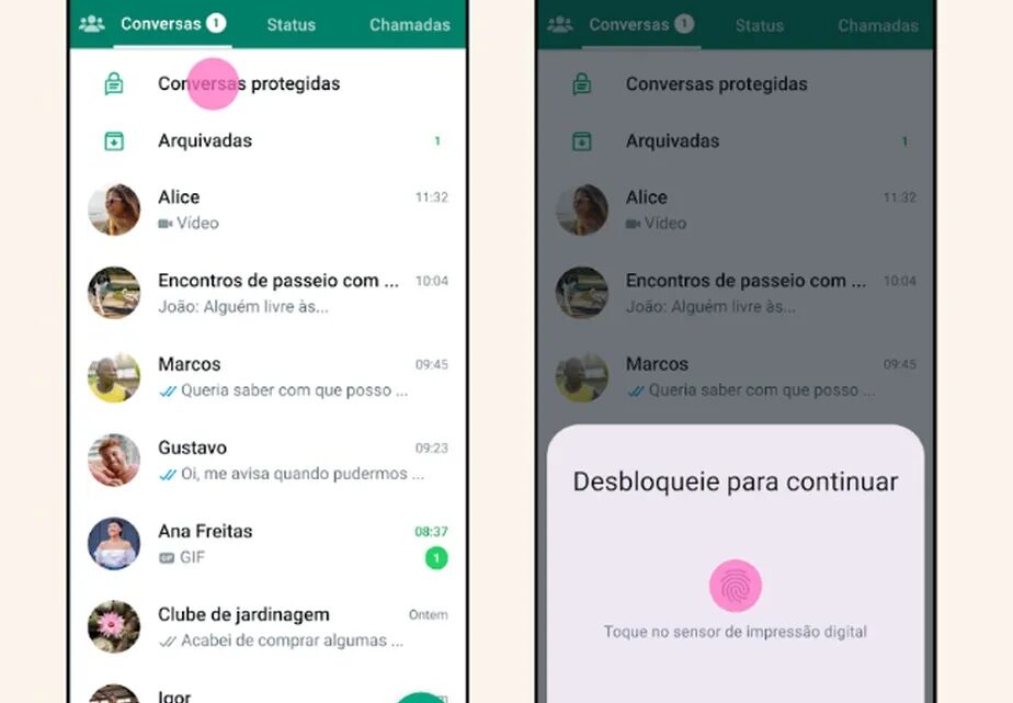 Conversas com senha: saiba como funciona novo recurso do WhatsApp