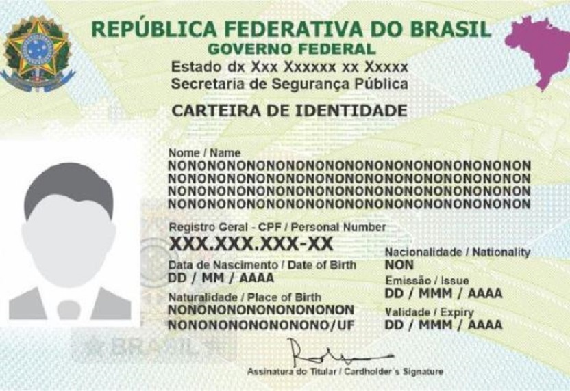 Nova carteira de identidade não terá campo referente ao sexo