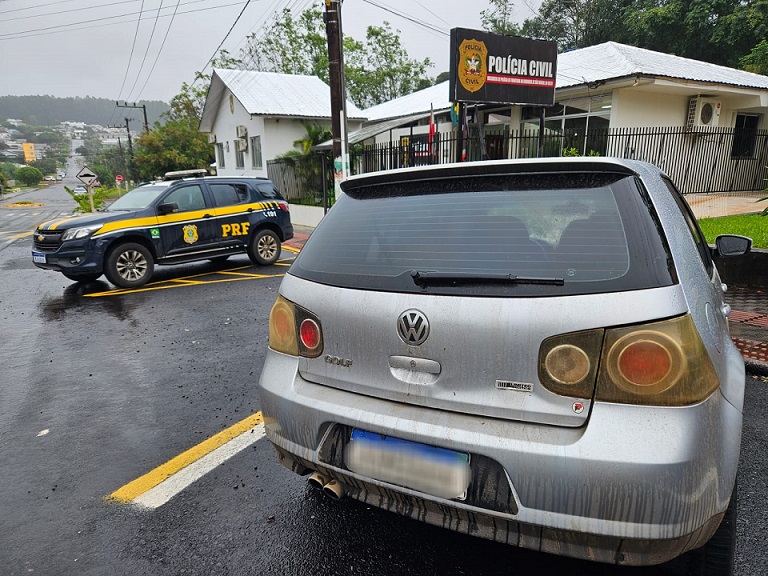 Motorista é preso após furtar o próprio carro no Oeste de SC