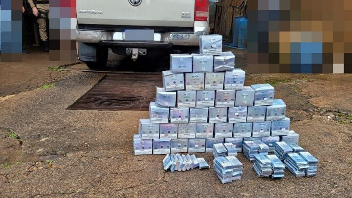Homem é detido com 448 cigarros eletrônicos em Pinhalzinho