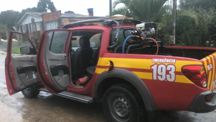 Bandido furta veículos dos bombeiros e atira durante perseguição na Serra Catarinense