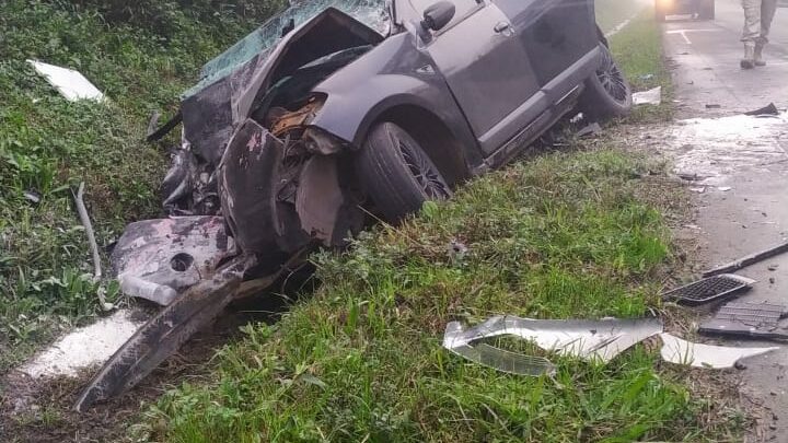 Criança de 3 meses fica gravemente ferida em acidente na BR-470