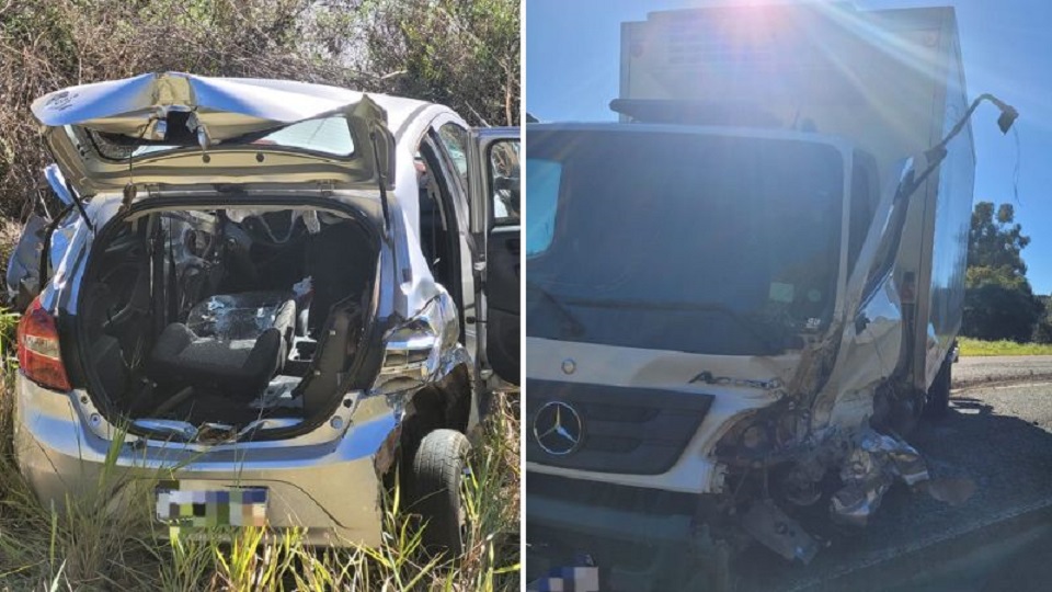 Idoso de 76 anos perde controle do carro e cai em ribanceira na Serra Catarinense