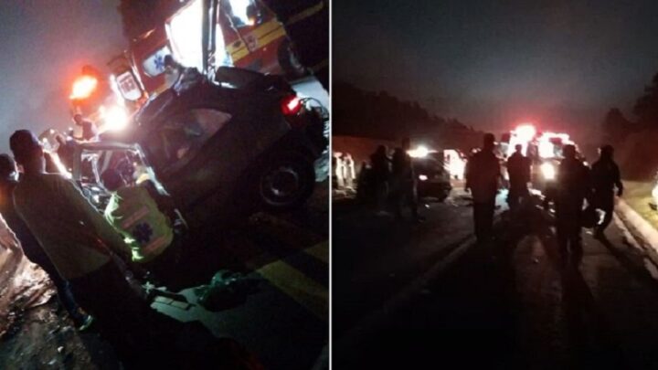 Homem morre e oito pessoas ficam feridas em grave acidente na BR-116 em SC