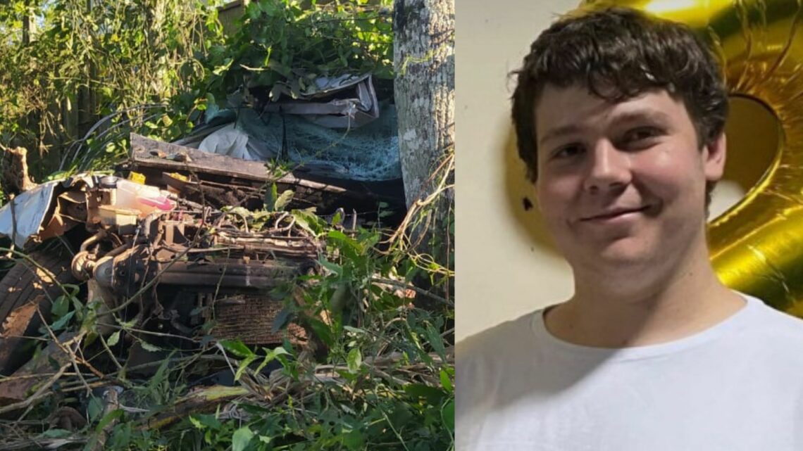 Jovem morre após carro bater em outdoor e árvore na SC-163: “Vai deixar saudades”