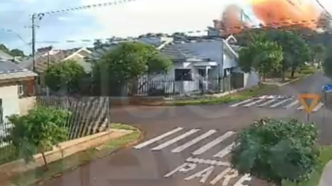 Vídeo mostra explosão na cooperativa do Paraná