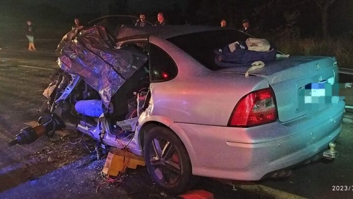 Imagens: homem morre após grave colisão na BR 282 em Xaxim