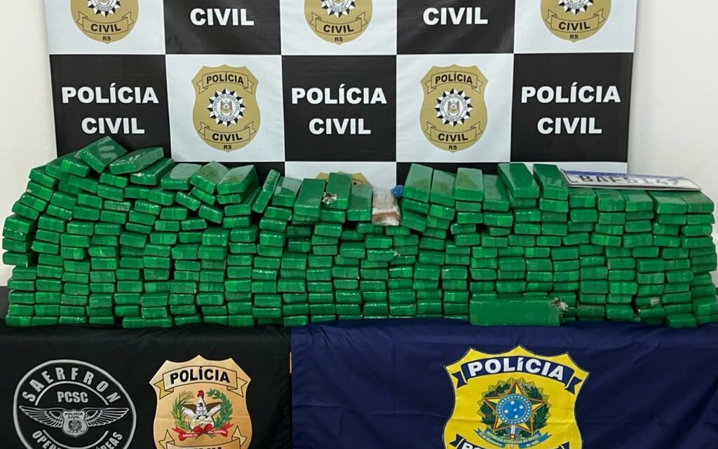 Operação policial envolve forças de dois estados e apreende quase meio milhão em drogas