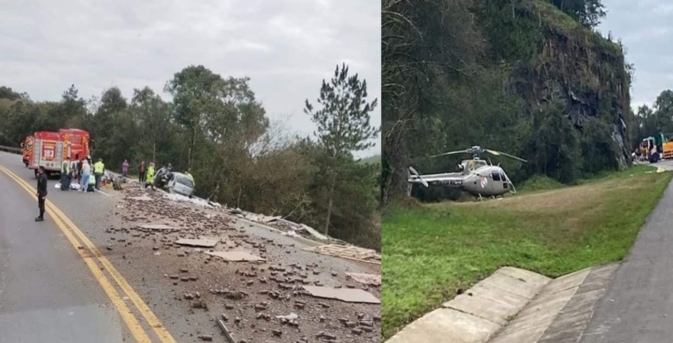 Grave acidente deixa uma pessoa morta e quatro feridas na BR-116