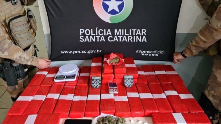 Grande quantidade de drogas é apreendida em operação policial no centro de Chapecó
