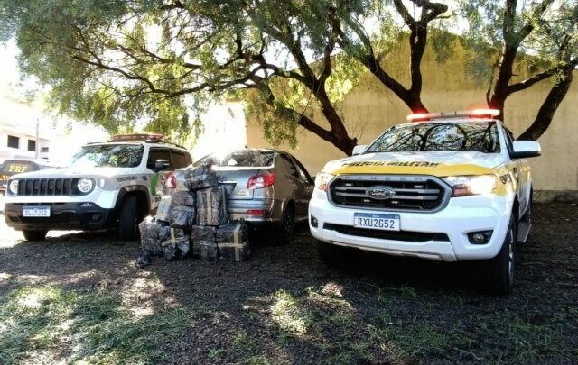 Casal que transportava 150kg de maconha é preso em Xanxerê