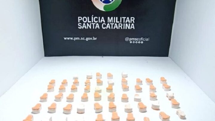 PM localiza bolsa com 74 comprimidos de ecstasy em Concórdia